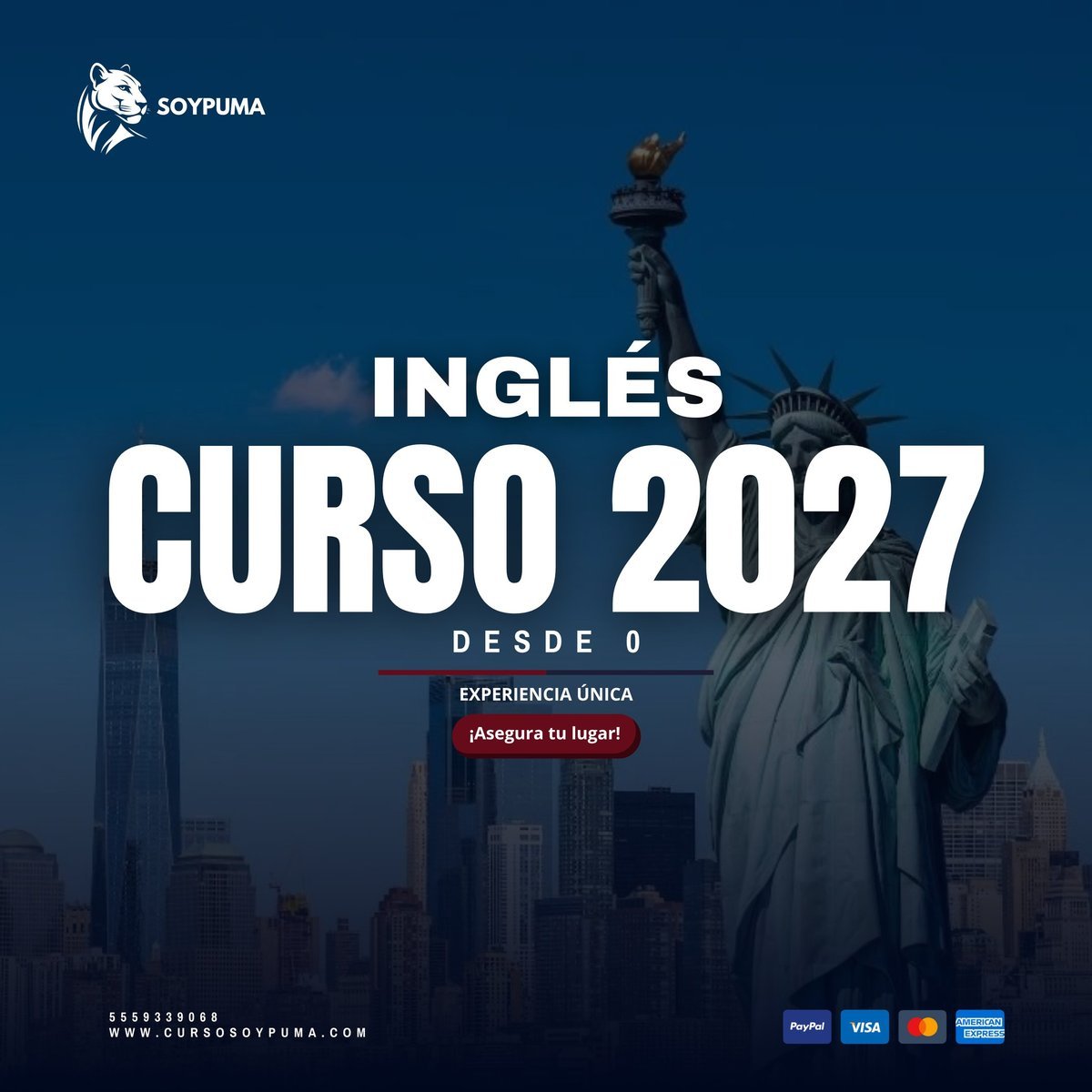 Curso SOYPUMA de Inglés 2027 desde cero