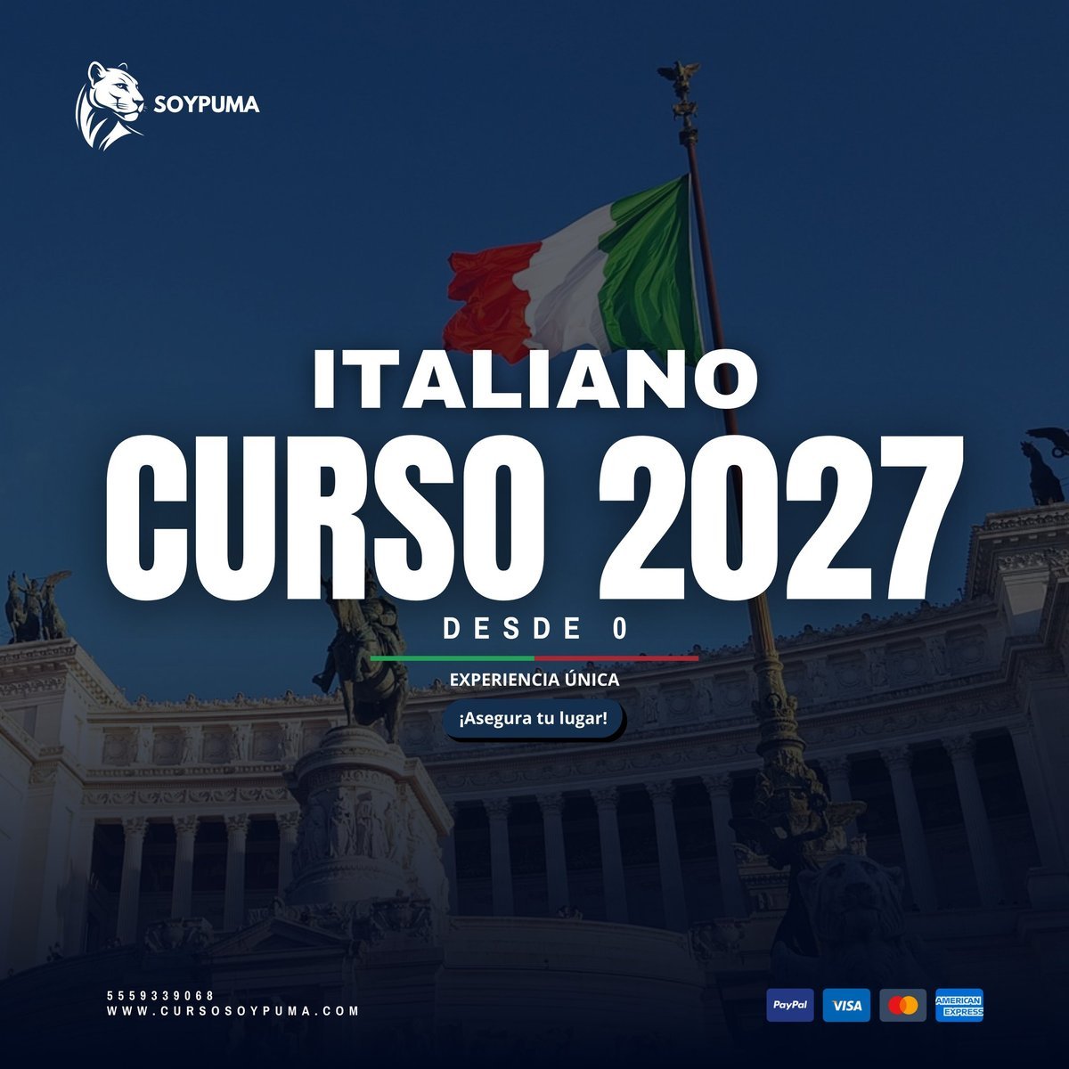 Curso SOYPUMA de Italiano 2027 desde cero
