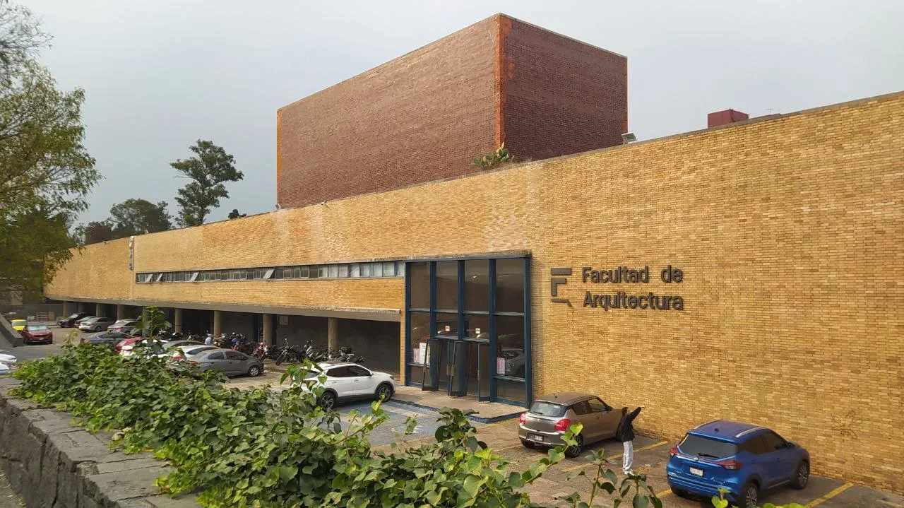 Facultad de Arquitectura de la UNAM, en Ciudad Universitaria