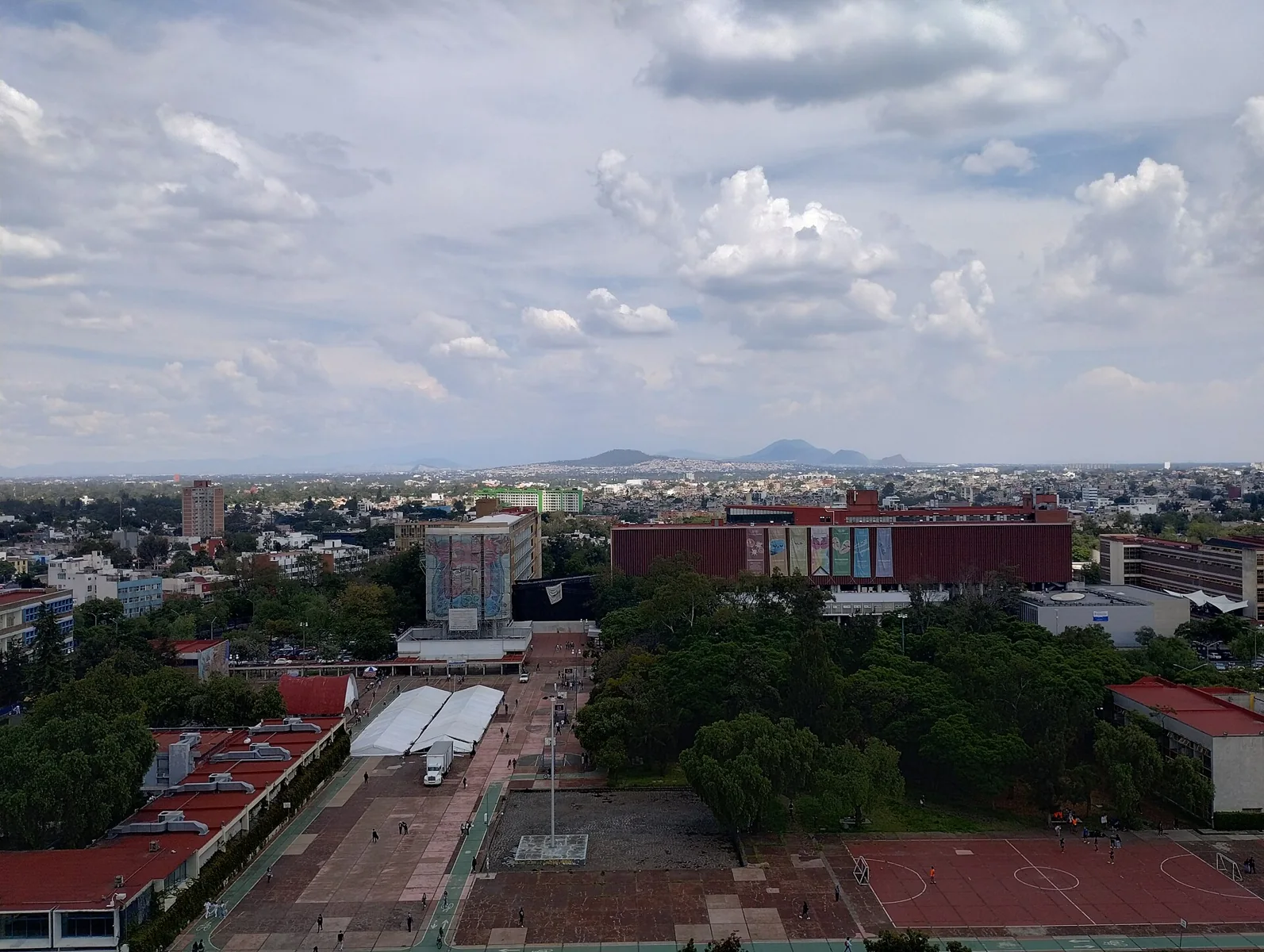 Vista de la Facultad de Medicina de la UNAM