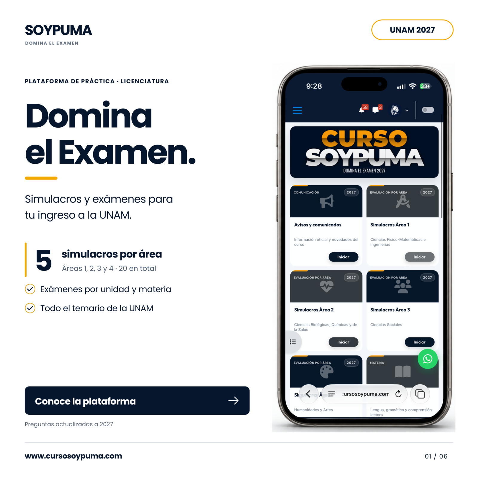 DOMINA EL EXAMEN UNAM 2027 — NIVEL SUPERIOR, imagen 2